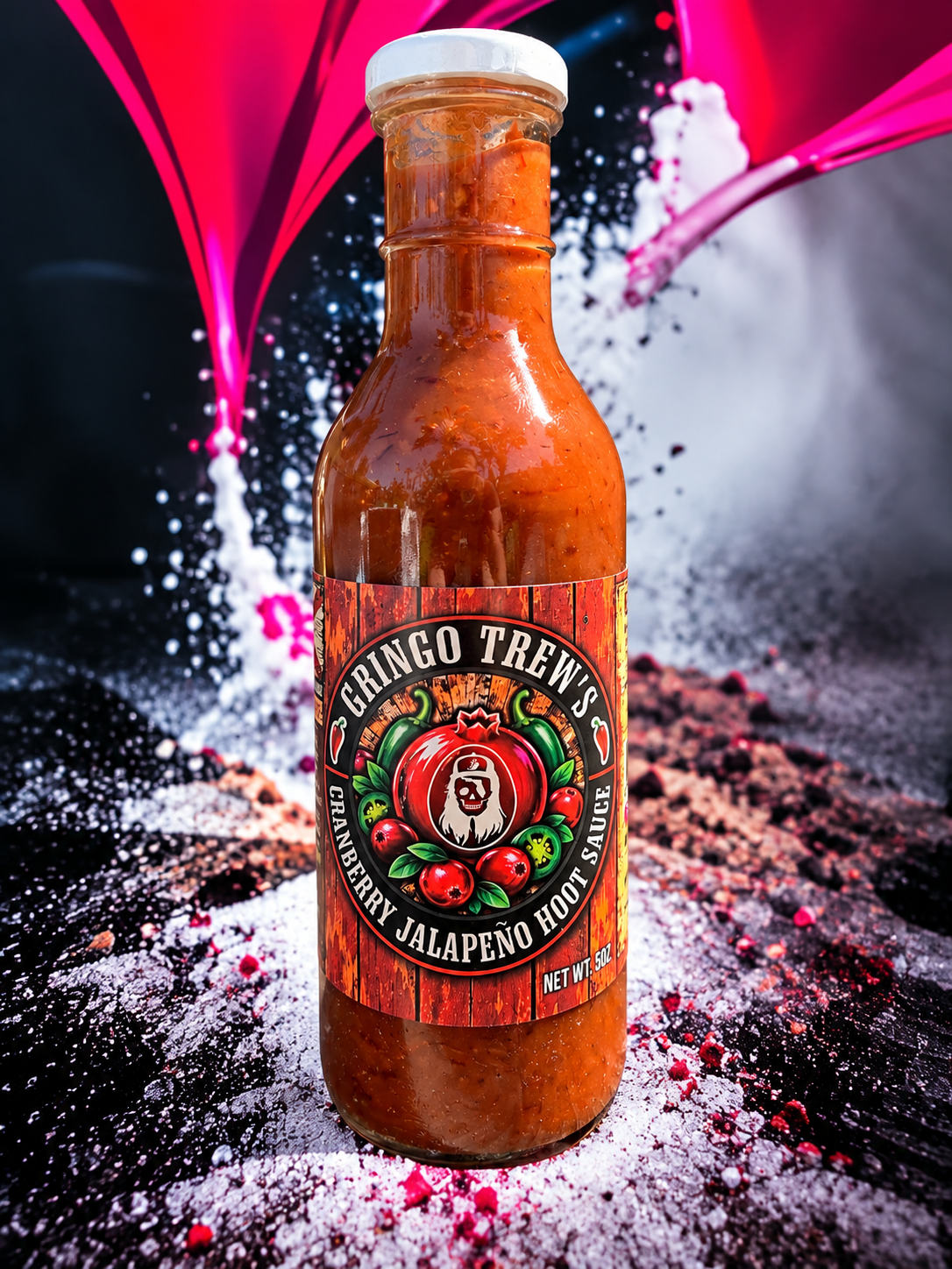 Cranberry Jalapeño Hoot Sauce 12oz